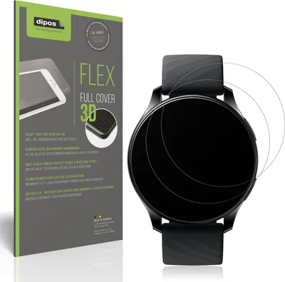 Produktbild von 2x Full Cover Schutzfolie matt für OnePlus Nord Smartwatch Panzerfolie Anti-Shock