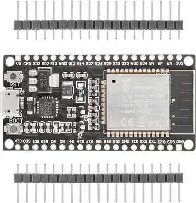 Produktbild von BerryBase NodeMCU ESP32 Dev Board WROOM32, 240 MHz Dual-Core, CP2102, 34 GPIO, 5V, ungelötet