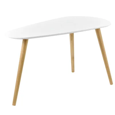 Immagine prodotto di In And OutdoorMatch tavolino Deshawn - set di 2 - MDF - bianco e color legno - MDF e legno d'abete rosso - design moderno
