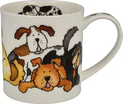 Zdjęcie produktu dla Becher Orkney, „Jumbled Dogs”