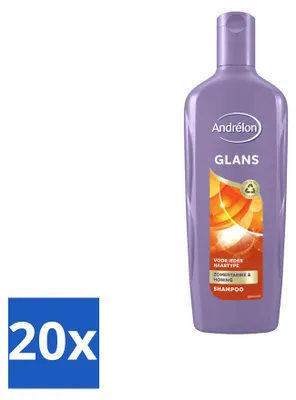 Obrázok produktu pre 20 ks šampónu Andrélon Glans – 300 ml – výhodný balík – 20 kusov