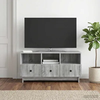 Obrázok produktu pre vidaXL TV stolík, sivý, Sonoma, 102 x 34,5 x 50 cm, drevotrieska