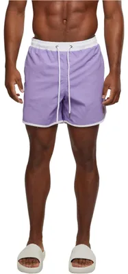 Productafbeelding van Urban Classics heren retro zwemshorts – Sneldrogende zwemshorts gemaakt van polyester