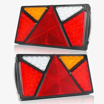 Image de Feu arrière à LED, 12/24 V, étanche IP67, pour remorque, camion, caravane