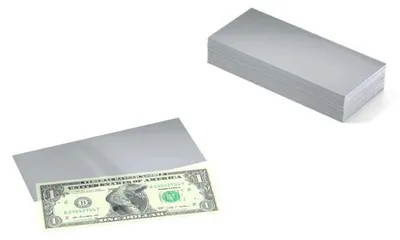 Produktbild von Prophila Collection Currency Sleeves - Regular Bill, 100 Schutzhüllen für Banknoten