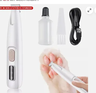 Produktbild von Profi Hundeschermaschine Hundetrimmer Pfotentrimmer für Haustiere mit LED-Licht
