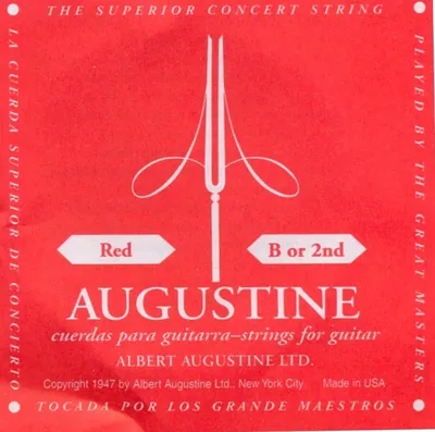 Produktbild von Augustine red - h2 Einzelsaite, normal tension