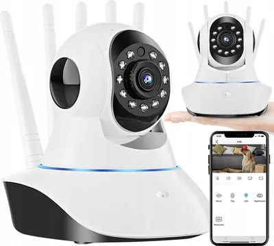 Obrázek produktu pro Širokoúhlá Ip Kamera 720P Wifi Obousměrná Konverzace, Nachtmodus, Drehung