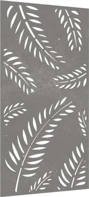 Image de vidaXL Décoration murale de jardin 105x55 cm Design de feuilles en acier corten