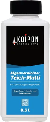 Produktbild von KOIPON Algenvernichter Teich-Multi 0,5L gegen Faden- & Schwebealgen