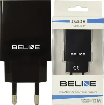 Zdjęcie produktu dla Beline Travel charger 2xUSB 2A black