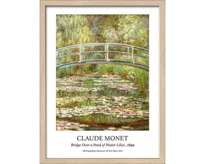 Produktbild von Gerahmtes Bild Monet Bridge 33x43 cm