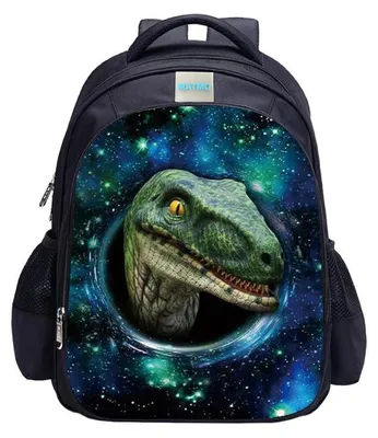 Immagine prodotto di Zaino per bambini a forma di dinosauro, con stampa 3D, grande capacità, 42 cm, adatto a bambini e bambine