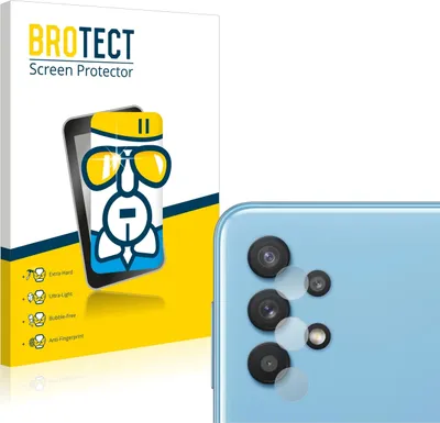 Produktbild von BROTECT Schutzglas für Samsung Galaxy A32 5G (NUR Kameraschutz) Schutzfolie Panzer Folie Glas Display Schutz klar