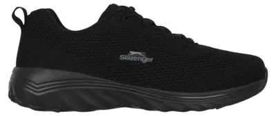Produktbild von Slazenger - "Jenson" Logo Sneaker für Kinder, Jerseyware GT21755 (37 EU) (Schwarz)