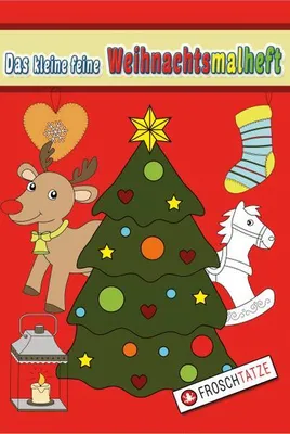 Produktbild von kleine feine Weihnachtsmalheft