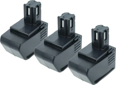 Produktbild von vhbw 3x Akku Ersatz für Hilti SPB105, 265605, 334584, 315078, SBP10 für Werkzeug (2100 mAh, NiMH, 9,6 V)
