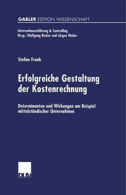 Obrázok produktu pre Erfolgreiche Gestaltung der Kostenrechnung