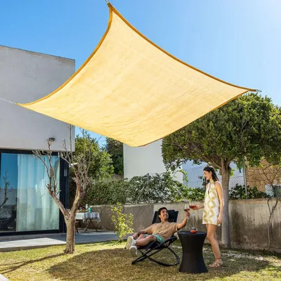Produktbild von Rechteckiges Sonnensegel Shazail InnovaGoods 2 x 3 m - Beige