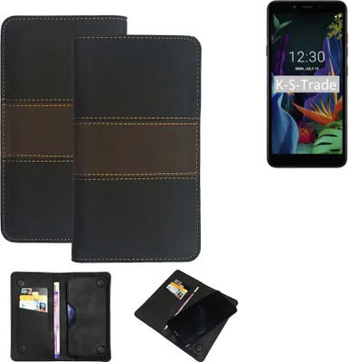 Produktbild von K-S-Trade Hülle Handyhülle kompatibel mit LG Electronics K20 Schutzhülle Walletcase Bookstyle Tasche Schutz Case Handytasche Wallet Cover