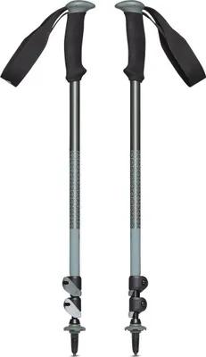 Zwei Trekkingstöcke "Trail Sport" von Black Diamond; mit ergonomischen Griffen und verstellbarer Länge.