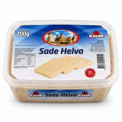 Produktbild von KAVAK Klassische Sesam-Halva 700 g, Mit 56% Sesamanteil, KI-generiertes Bild