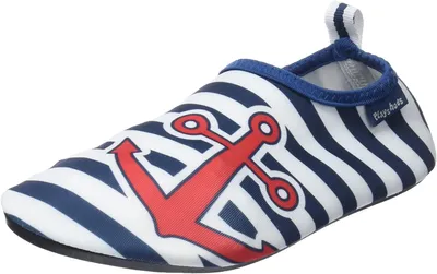 Produktbild von Playshoes - UV-Badeschuhe für Kinder - Maritim - Blau/weiß/rot