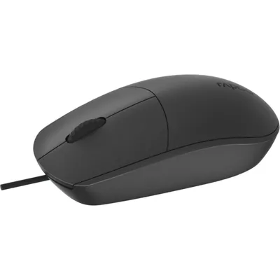 Produktbild von Rapoo N100-BK, Beidhändig, Optisch, USB Typ-A, 1600 DPI, Schwarz
