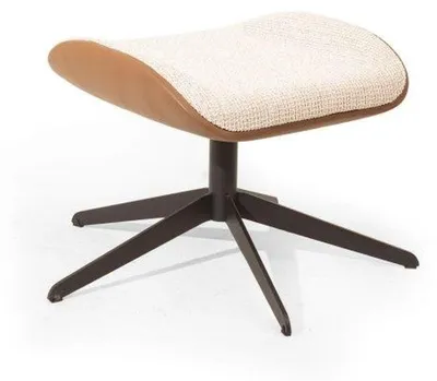 Produktbild von Stilvoll Beige Farbe Soft Hocker Kunstleder Perfekte Möbel in Wohnzimmer