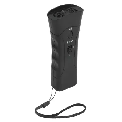 Obrázek produktu pro Ultrazvukový honič psů, LED ultrazvuk, ergonomická rukojeť, výcvik psů, přenosný trenažér pro psy doma venku