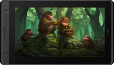 Produktbild von HUION Kamvas Pro 16 Grafiktablett 5080 lpi 344 16 x 193 59 mm USB Schwarz