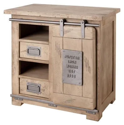Immagine prodotto di MASSIVMOEBEL24 | RAILWAY #323 Comò in legno di mango - laccato / whitewash 70x45x70
