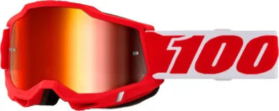 Produktbild von 100% Accuri 2 Motocross Brille, rot/weiß