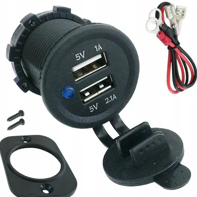Produktbild von 42606 Ladegerät 12/24V 2Xusb-2.1A-Detal