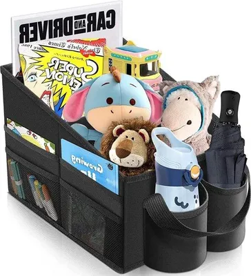 Produktbild von Auto-Organizer für Beifahrer, Spielzeug, Snacks, mit Halter, Rückbank