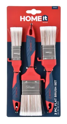 Immagine prodotto di HOME It® Set di pennelli 3 pezzi piatti 25-35-50 mm.