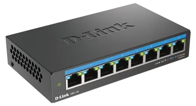 Obrázok produktu pre D-Link DMS-108, Nespravované, L2, 2.5G Ethernet (100/1000/2500)