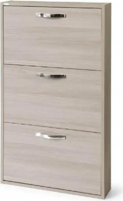 Immagine prodotto di Scarpiera 3 ante slim salvaspazio 108x65x15 Serena colore olmo