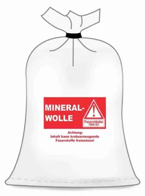 Produktbild von KMF Sack, Mineralwolle Sack, 140x220 cm, Entsorgung Mineralwolle