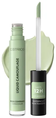 Imagen del producto de Catrice Liquid Camouflage, corrector de imperfecciones de alta cobertura, tono 200-Anti-Red, 5 ml