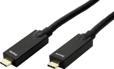 Obrázek produktu pro ROLINE USB 10Gbps (3.2 gen 2) AOC kabel USB C(M) - USB C(M), PD 60W, 15m, černý (11.02.9132)