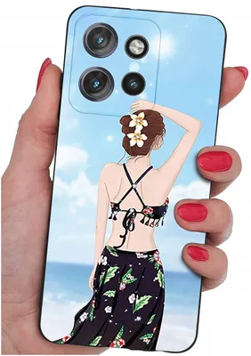Obrázek produktu pro Etui do Motorola Moto EDGE 50 Neo WZORY |SILIKONOWE MATT CASE + SZKŁO 9H