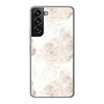 Produktbild von MuchoWow® Handyhülle Schutzhülle Hülle für Samsung Galaxy S22 Plus Marmor - Geometrie - Gold Silikon Softcase Handy Hülle - Schutzabdeckung