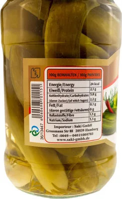 Produktbild von Khanum Khanuma - Salzgurken G2 Momtaz 350gr