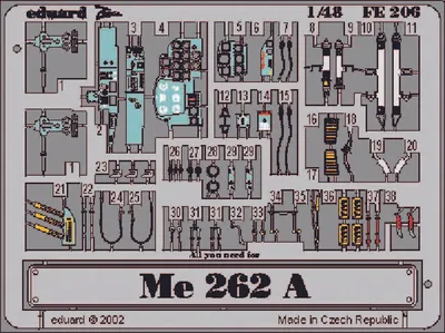 Produktbild von Eduard Accessories Me 262 A-2  7242206