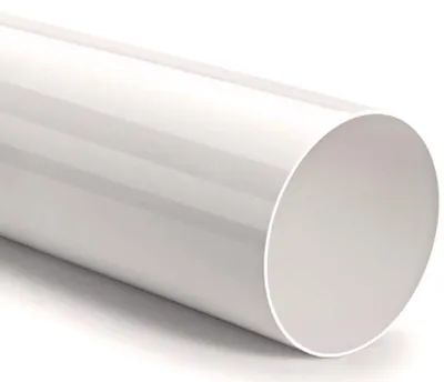 Immagine prodotto di Tubo di ventilazione Ø 125 mm, tubo rotondo 100 cm senza manicotto, tubo di scarico aria da cucina