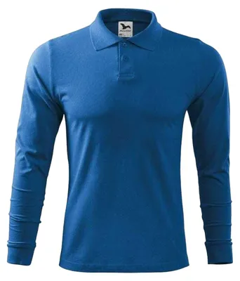 Produktbild von Malfini - Poloshirt für Herren, Langärmlig PP9099 (S) (Blau)
