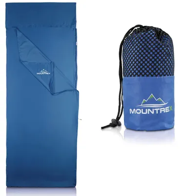 Obrázek produktu pro Spací pytel do chaty letní spací pytel - 220 x 90 cm - Ultralehký 430 g - Skládací, 3v1
