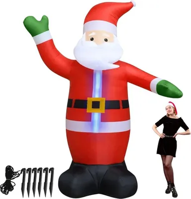 Immagine prodotto di Grande Babbo Natale gonfiabile con illuminazione a LED