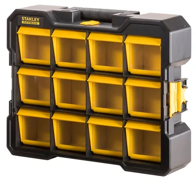Obrázok produktu pre Stanley FMST81077-1, Box na malé súčiastky, Plast, Polykarbonát, Čierna, Žltá, 7 kg, 450 mm, 356 mm